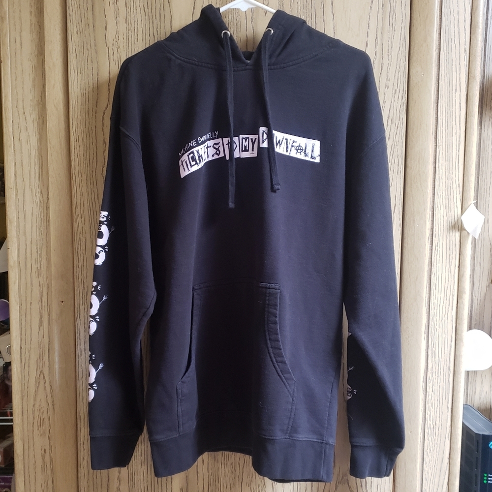 Machine Gun Kelly MGK Graphic Tour Hoodie Tickets To My Downfall Black LARGE